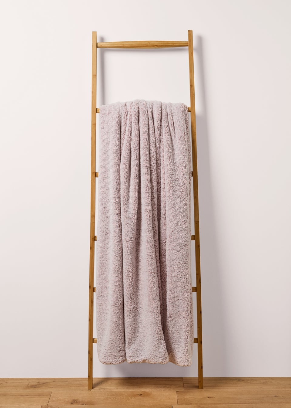 Pink Double Sided Sherpa Throw