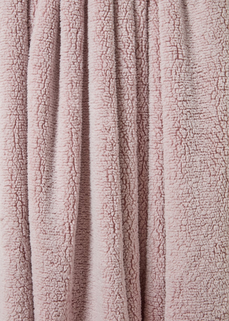 Pink Double Sided Sherpa Throw