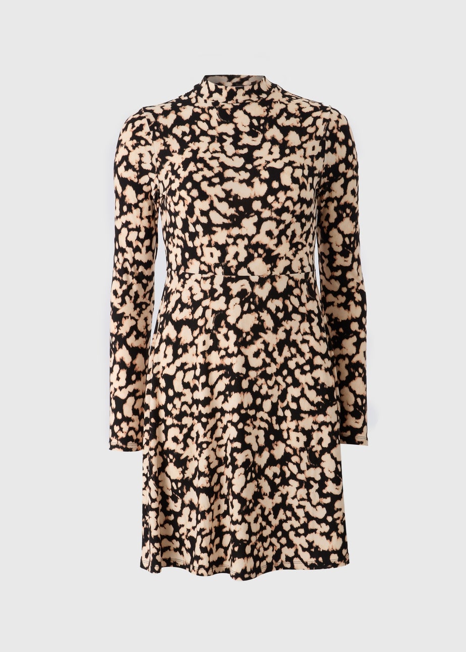 Brown Leopard Soft Mini Dress
