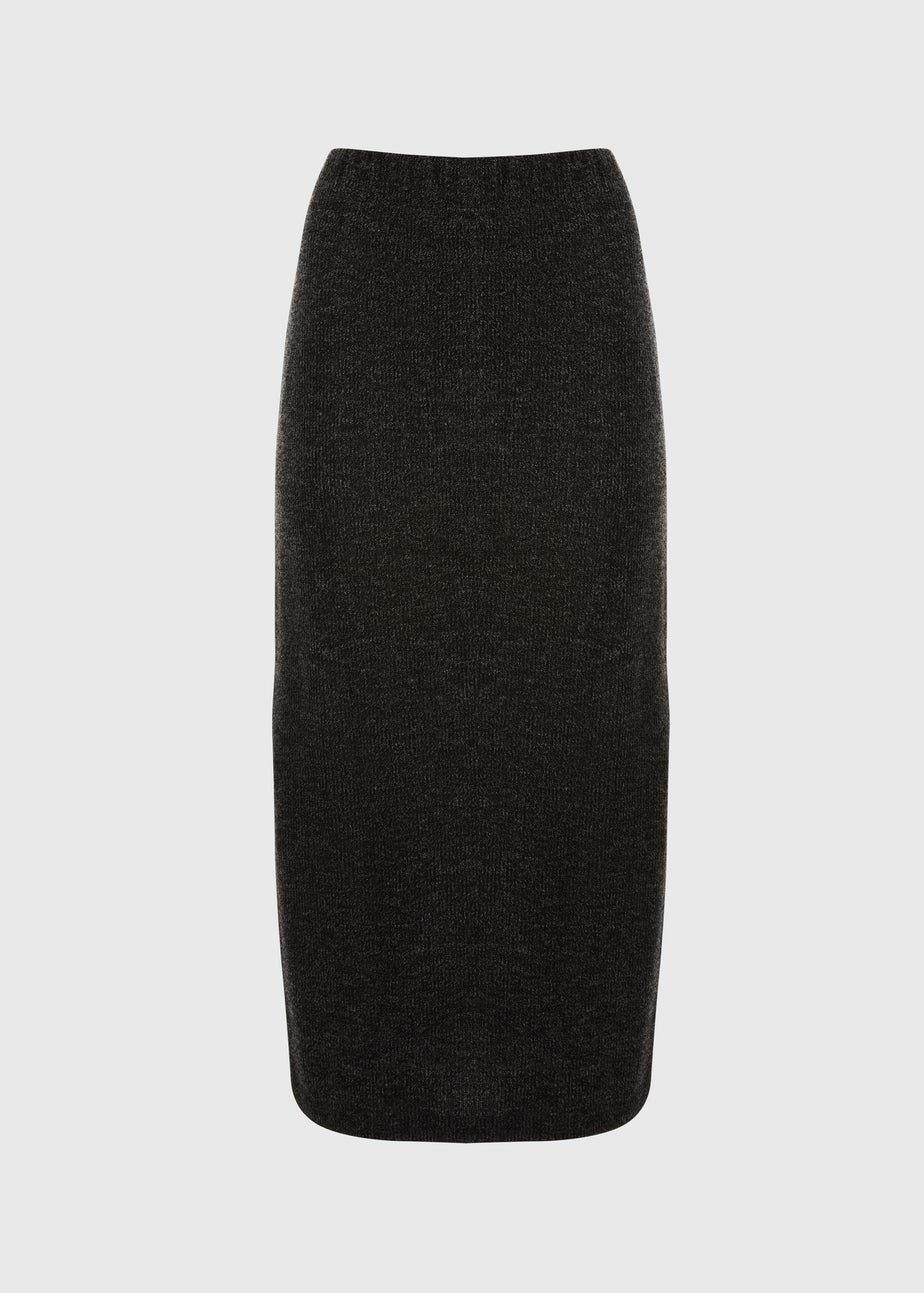 Charcoal Co Ord Midi Skirt
