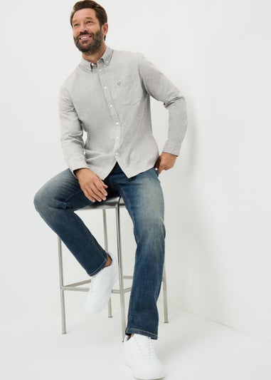 Lincoln Grey Grindle Plain Shirt