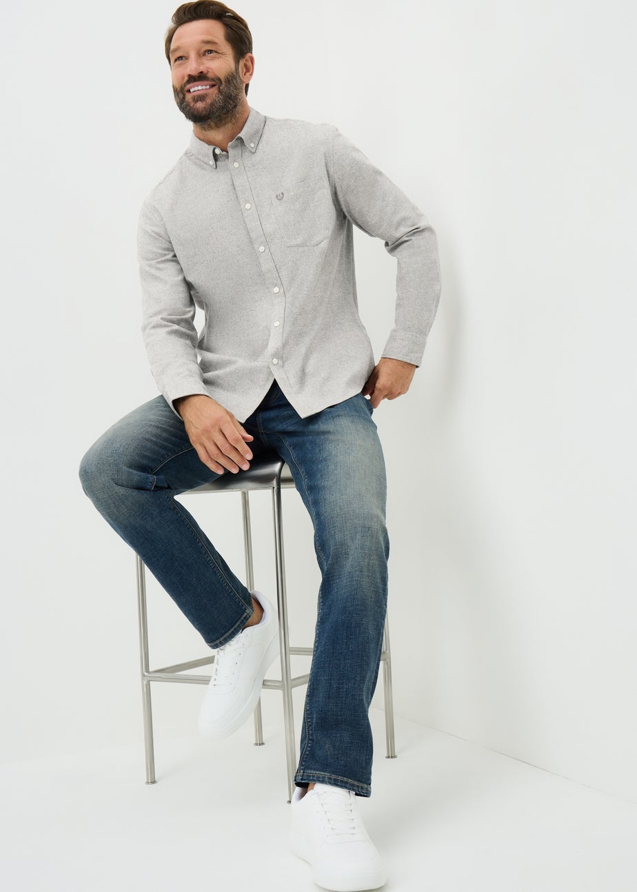 Lincoln Grey Grindle Plain Shirt