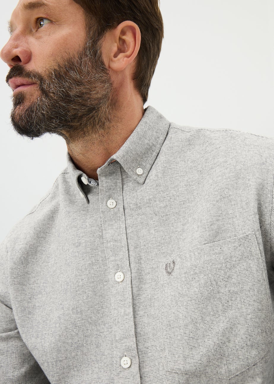 Lincoln Grey Grindle Plain Shirt