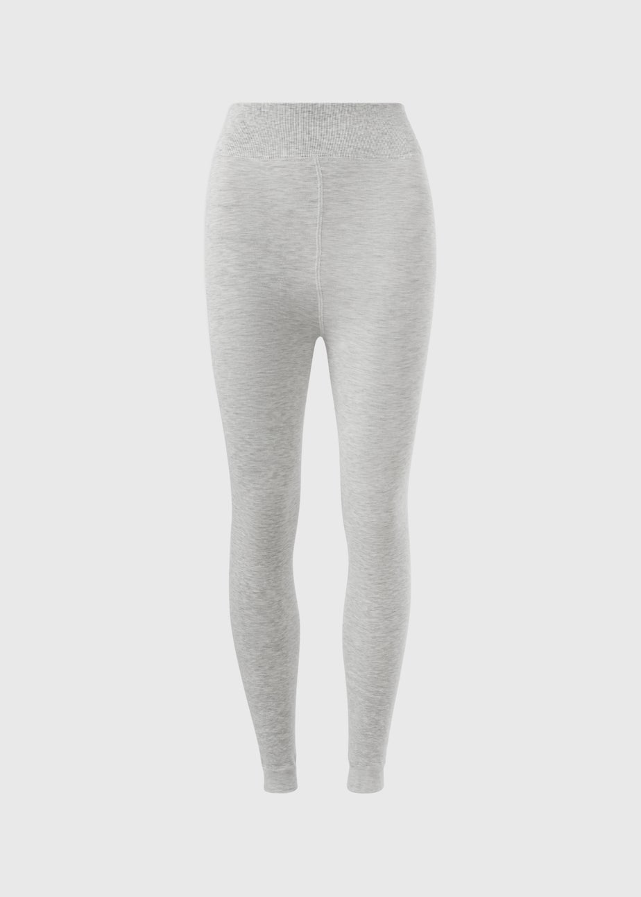 Grey Faux Fur Lined Leggings