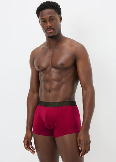 3 Pack Multicolour Geo Gold Waistband Hipsters