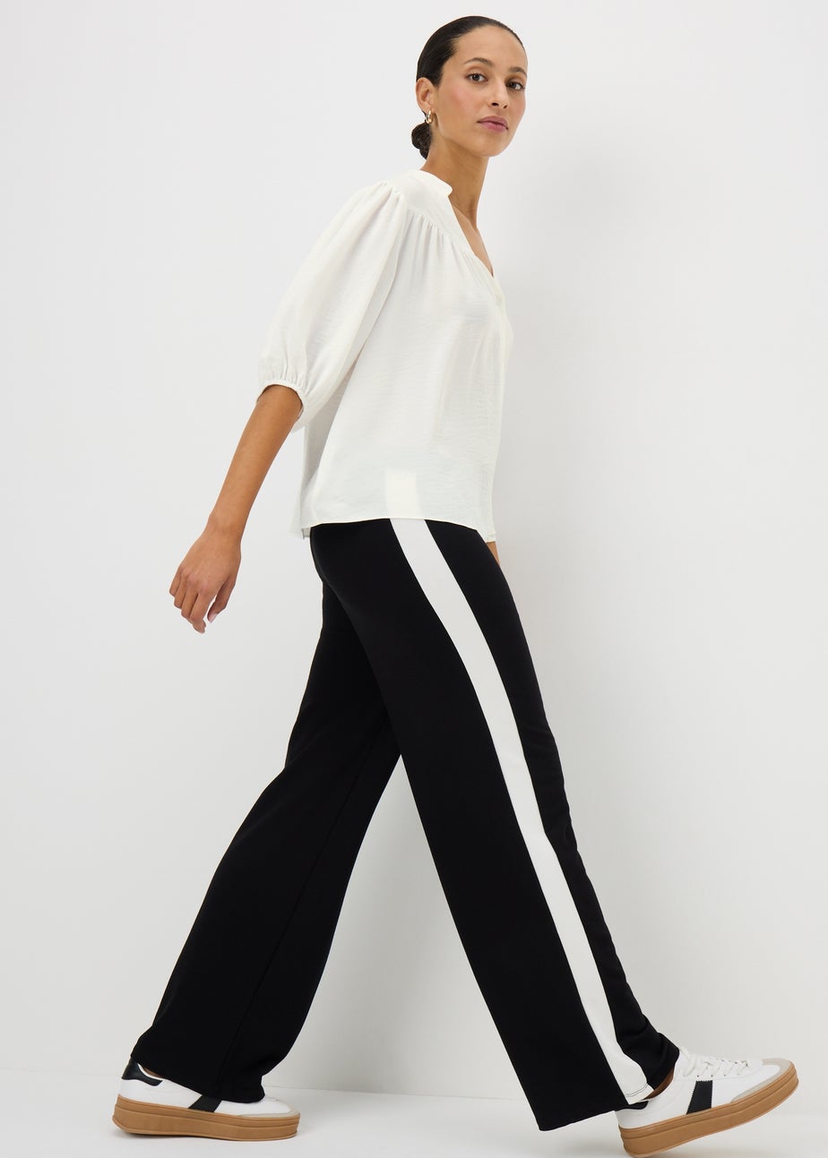 White Batwing Blouse