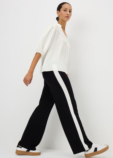 White Batwing Blouse