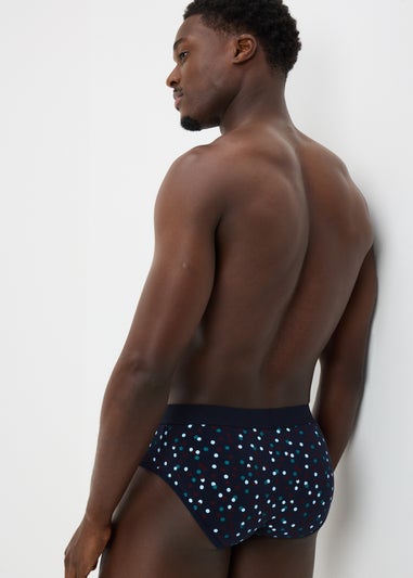 5 Pack Multi Spot Print Briefs