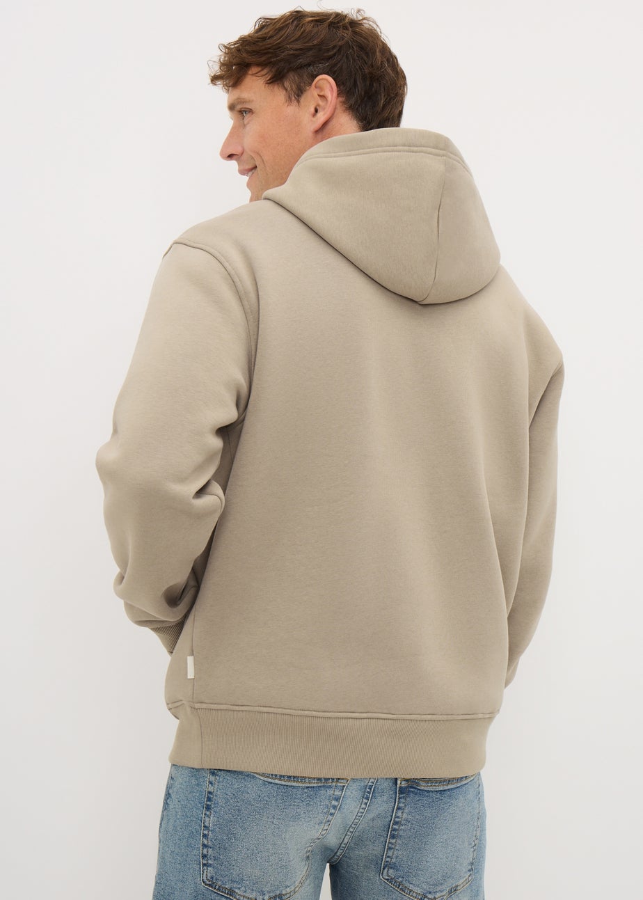 Stone Relaxed Fit Hoodie