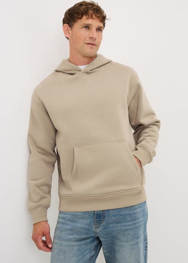 Stone Relaxed Fit Hoodie