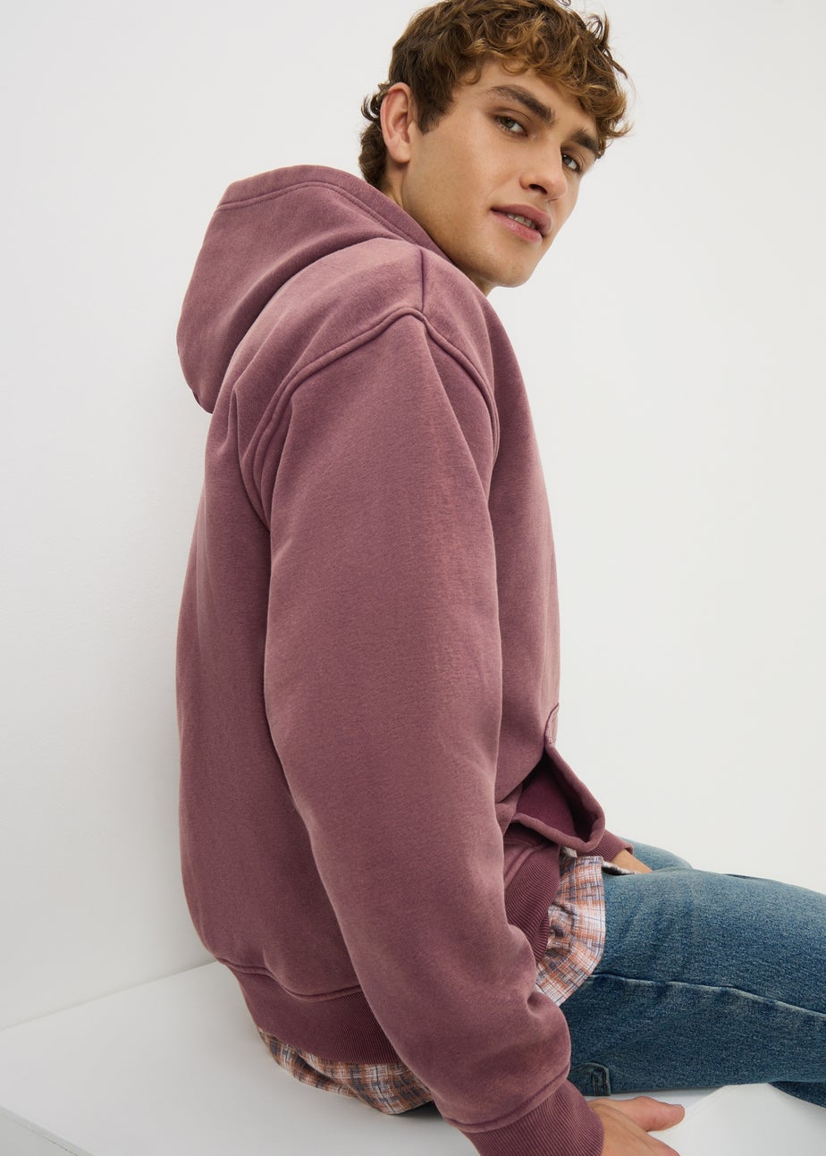 Maroon Editions Oversized Acid Hoodie