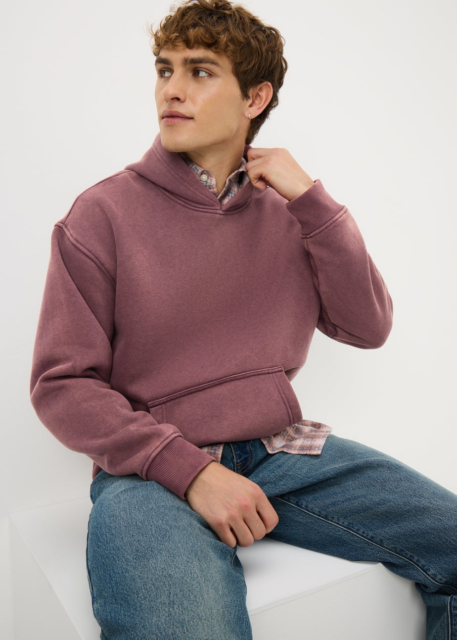 Maroon Editions Oversized Acid Hoodie