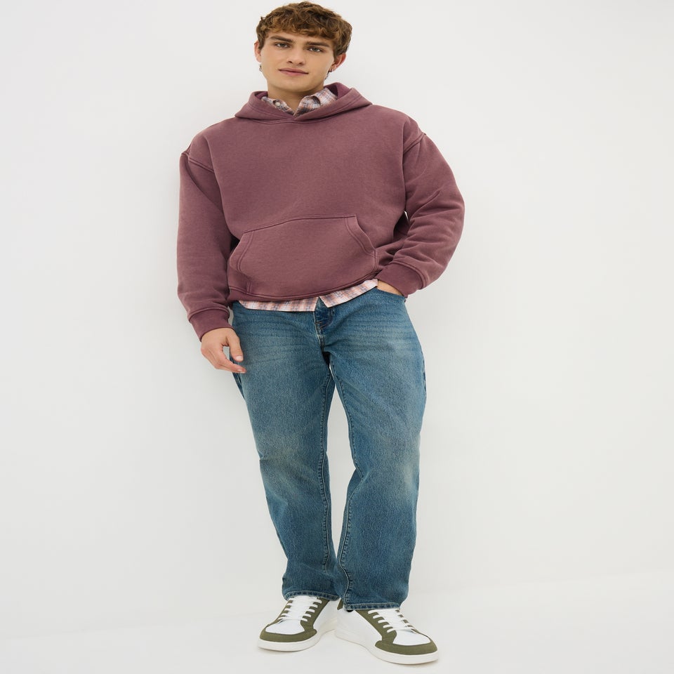 Maroon Editions Oversized Acid Hoodie