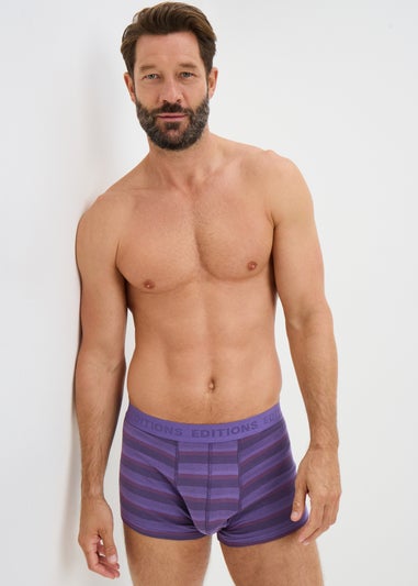 5 Pack Multicolour Jewel Stripe Hipsters