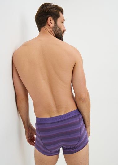 5 Pack Multicolour Jewel Stripe Hipsters