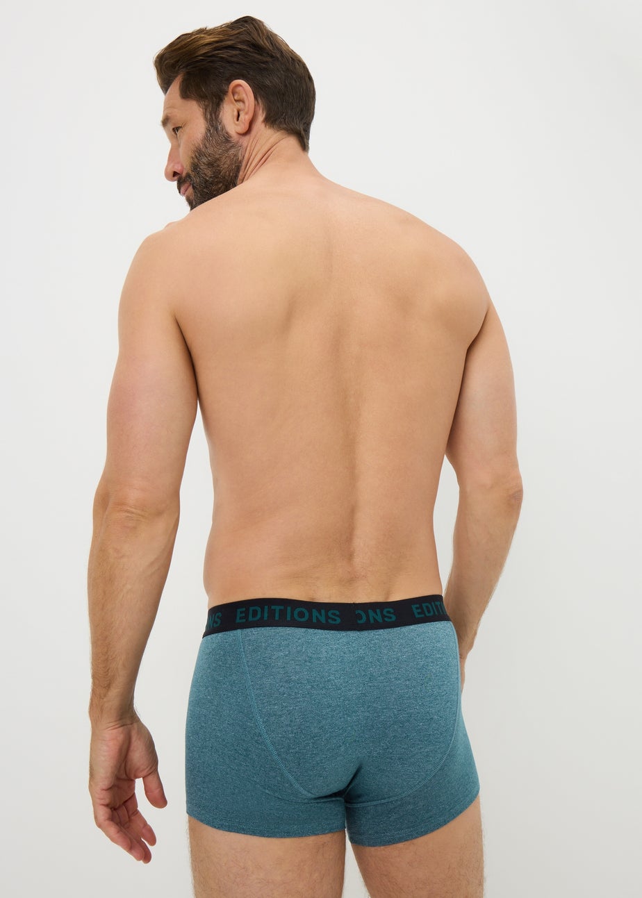 5 Pack Multi Marl Keyhole Boxers