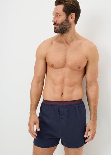 5 Pack Burgundy Striped Boxers