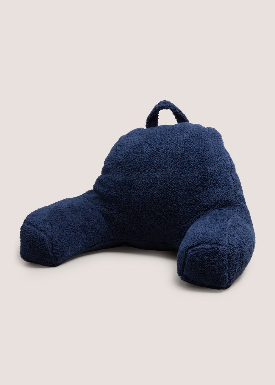 Navy Teddy Cuddle Cushion