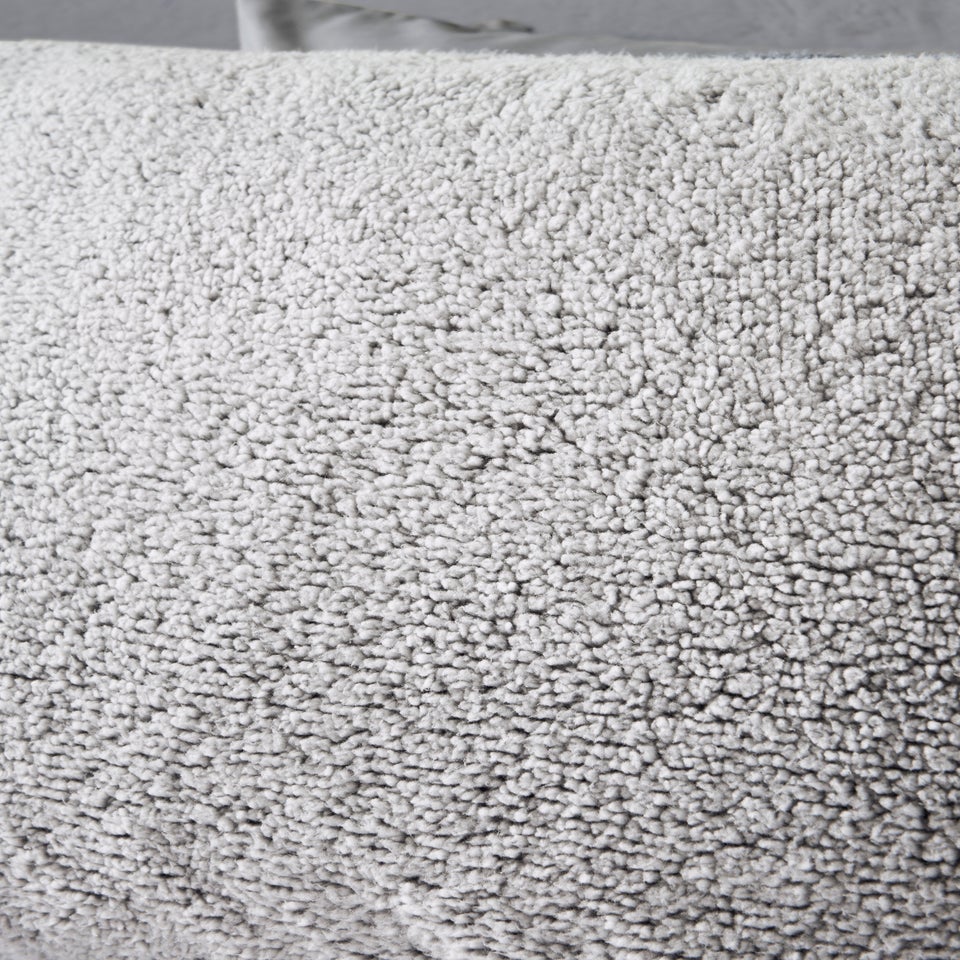 Blue Grey Marl Fleece Duvet Set