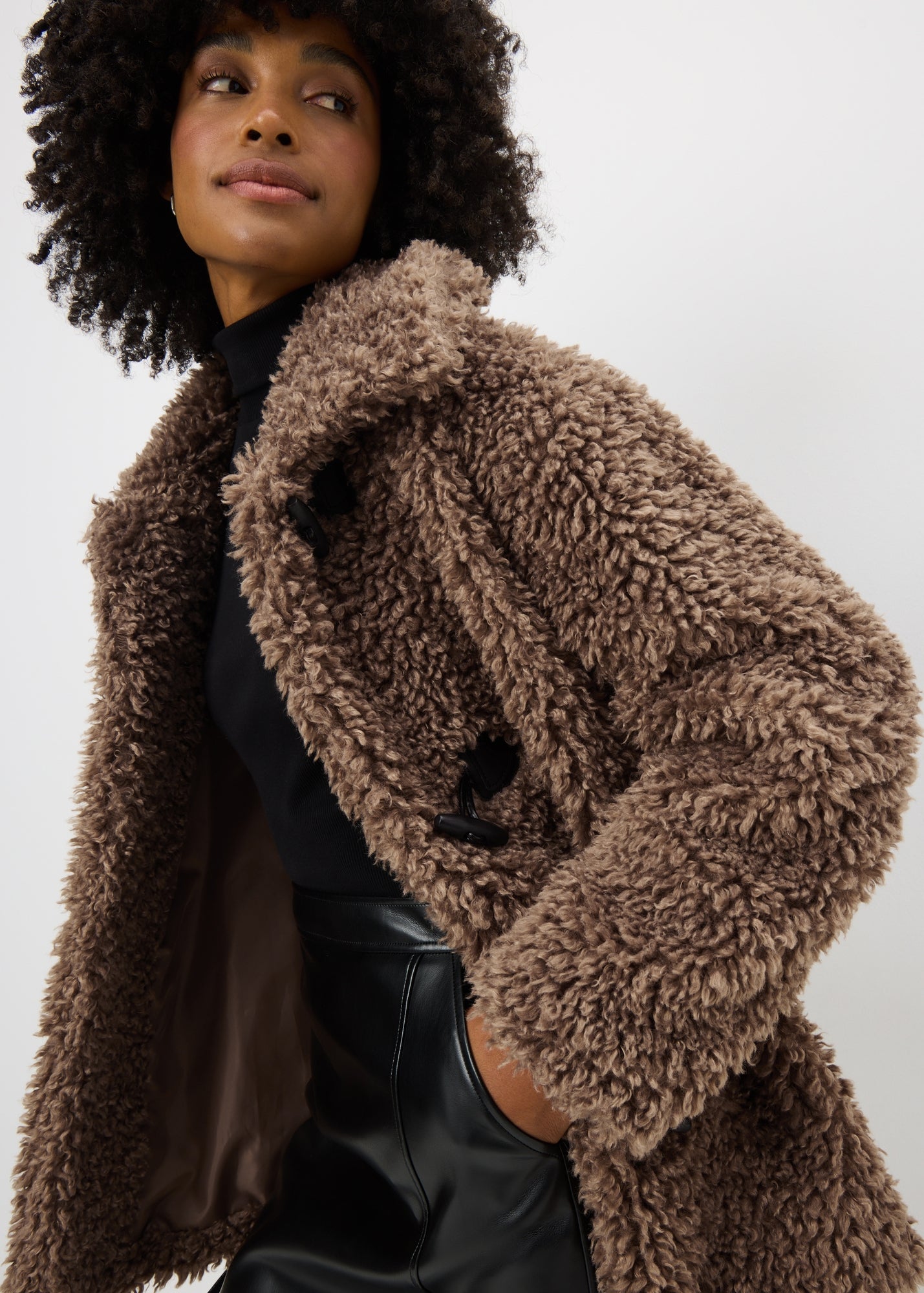 Brown Duffle Coat - Matalan