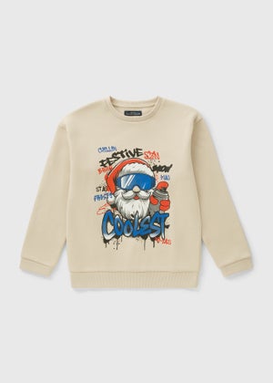Boys Stone Coolest Santa Sweatshirt (7-15yrs)