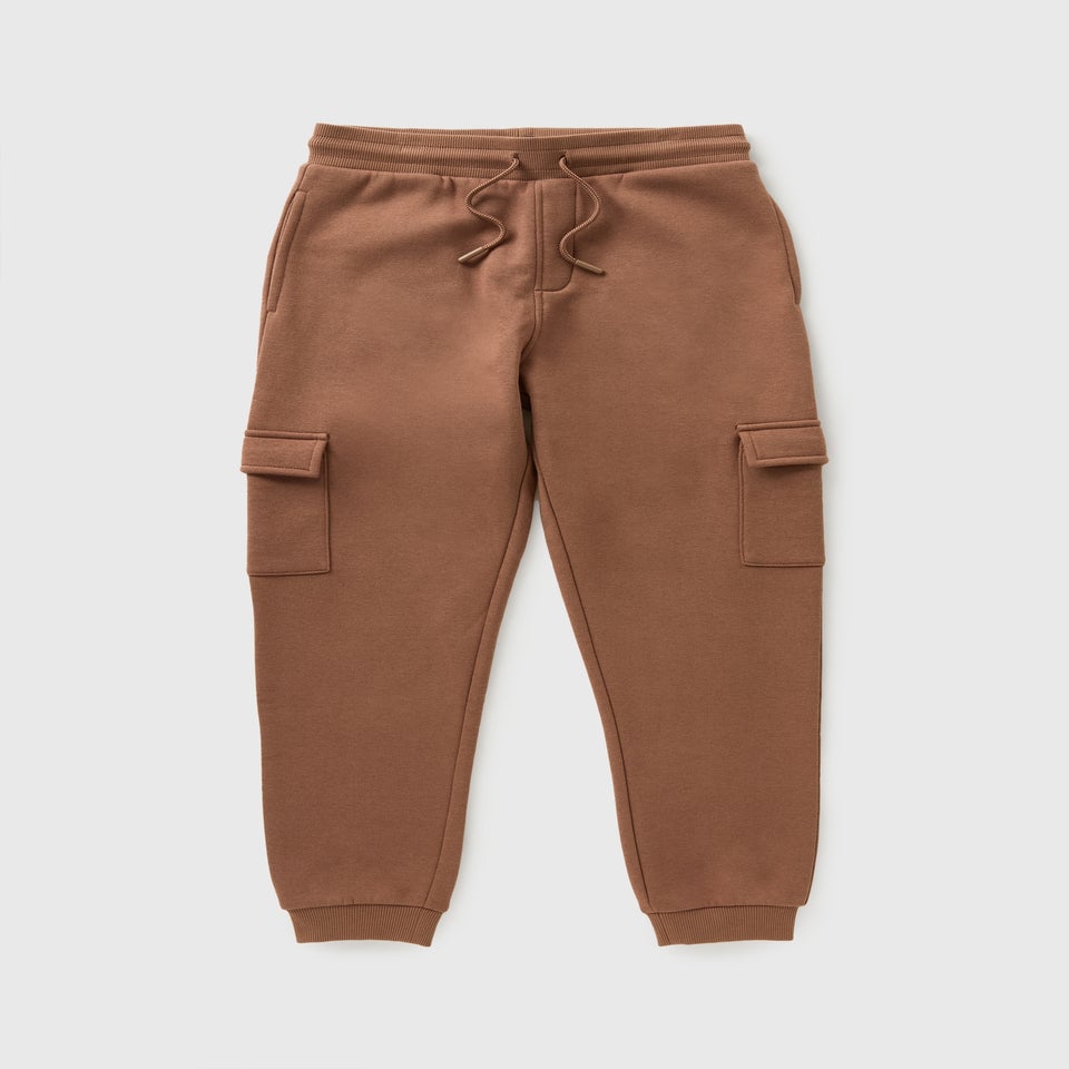 Boys Brown Jogging Bottoms (7-15yrs)