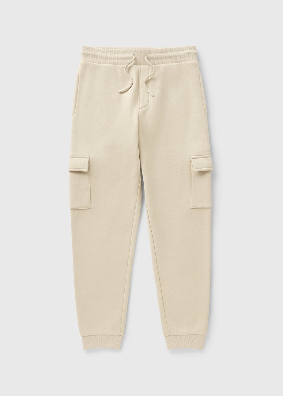 Boys Stone Cargo Jogging Bottoms (7-15yrs)