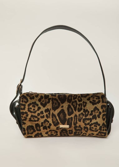Madein Leopard Belle 90's Box Shoulder Bag