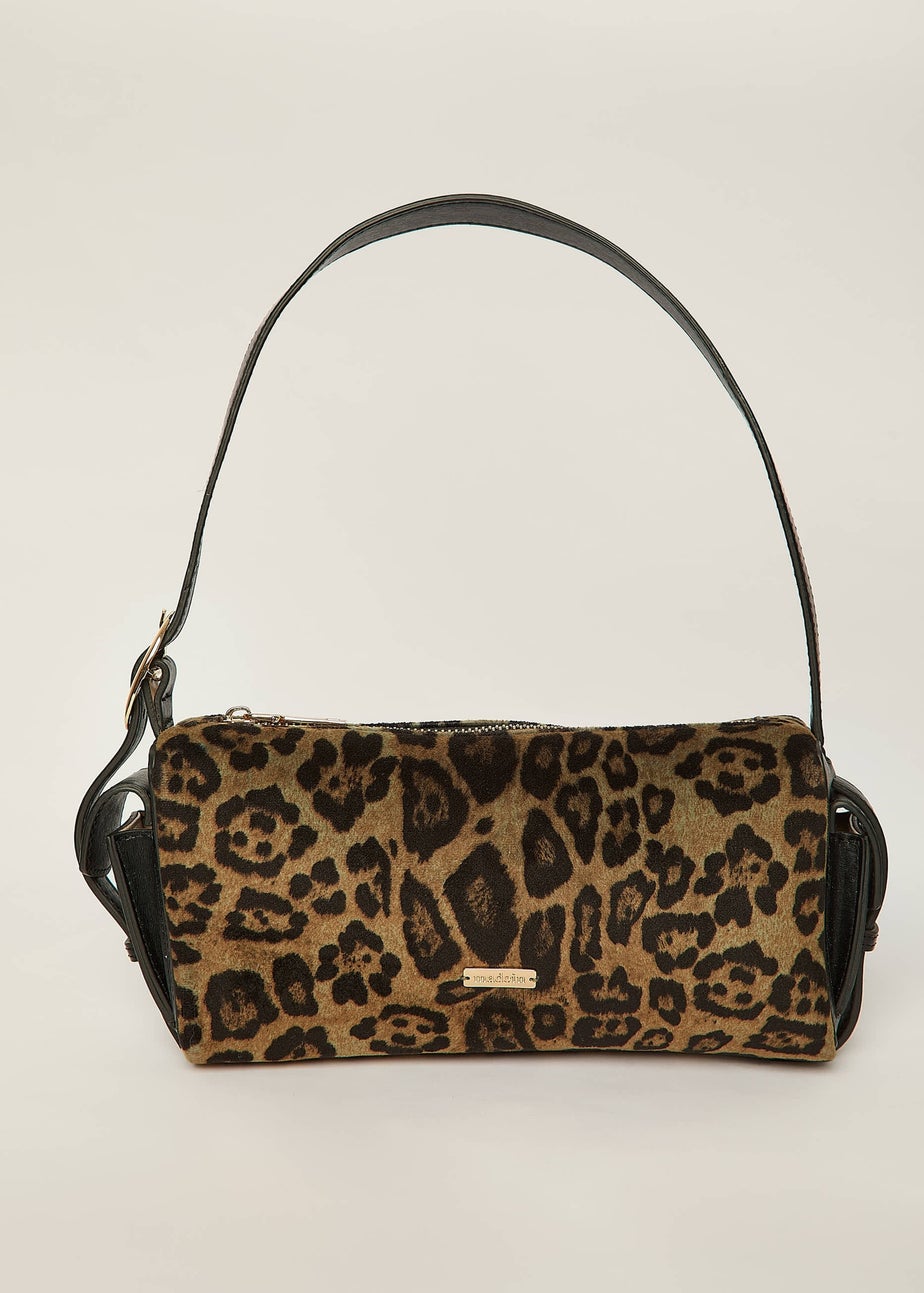 Madein Leopard Belle 90's Box Shoulder Bag