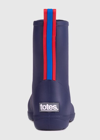Totes Cirrus Navy Childrens Charley Rain Boot