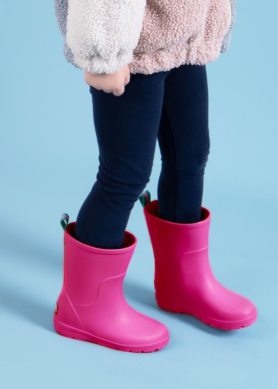 Totes Cirrus Pink Childrens Charley Rain Boot