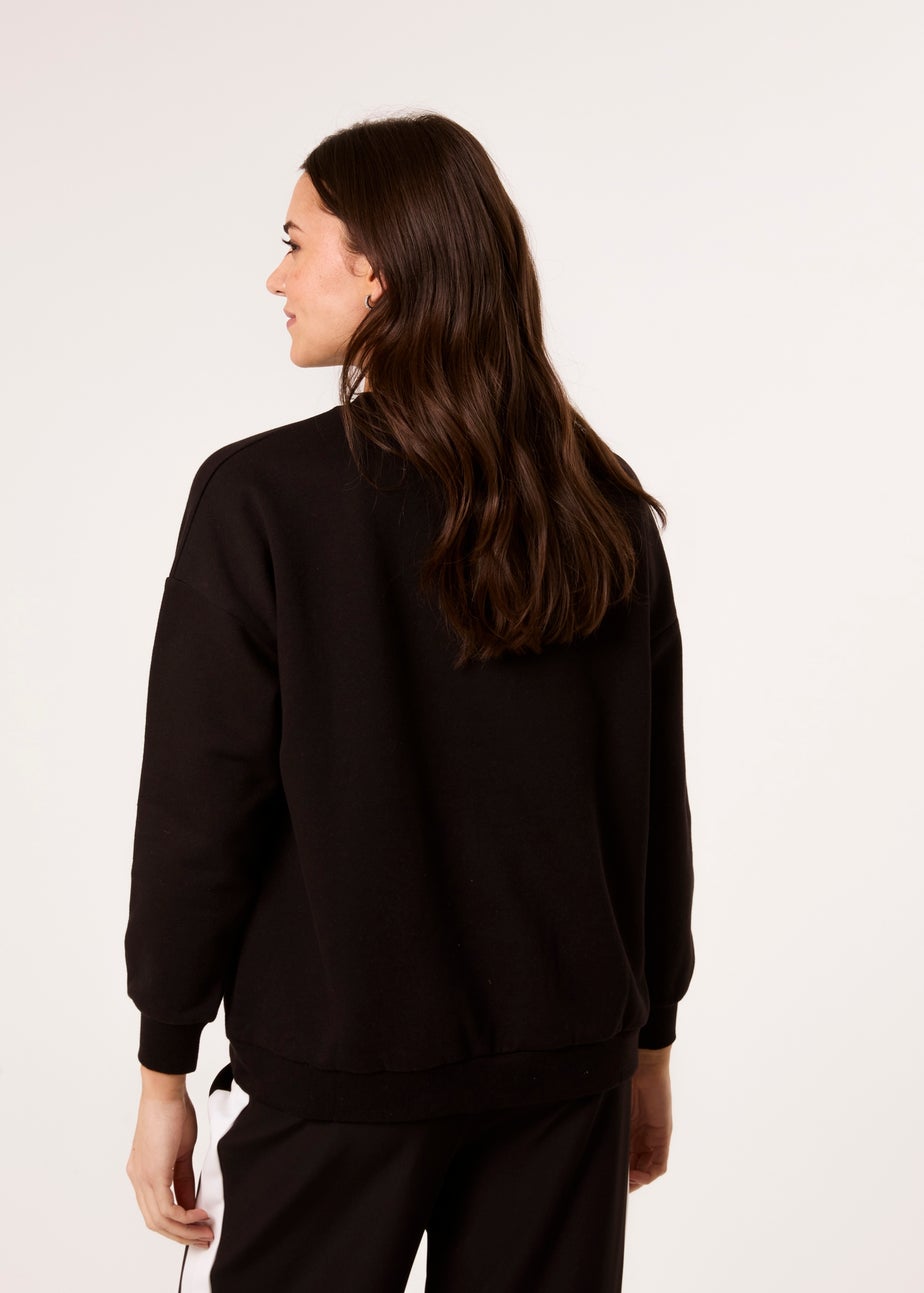 Blue Vanilla Black Face Stitch Sweatshirt