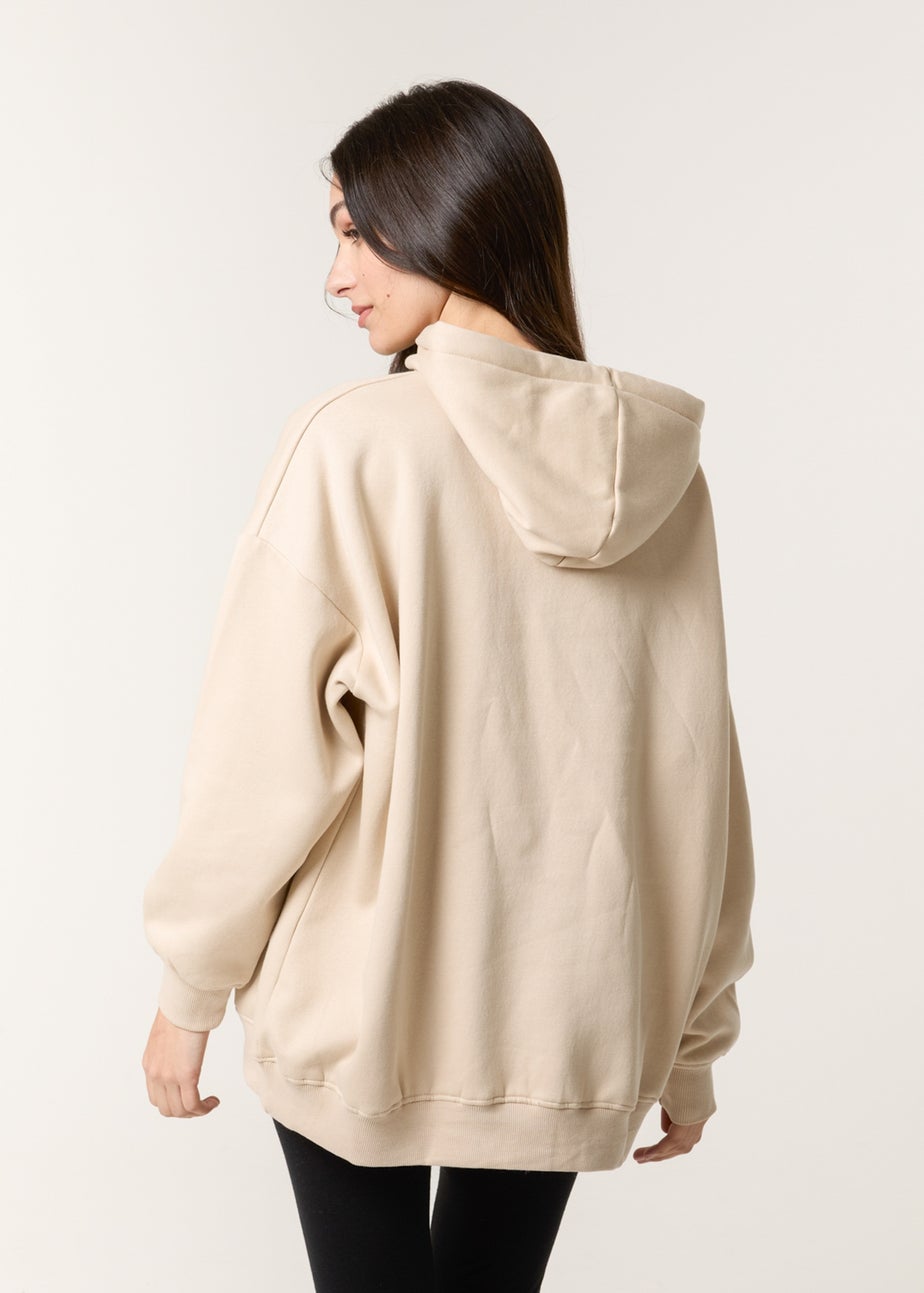 Blue Vanilla Stone Face Art Hoodie