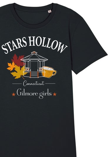 Gilmore Girls Stars Hollow Black Nightdress