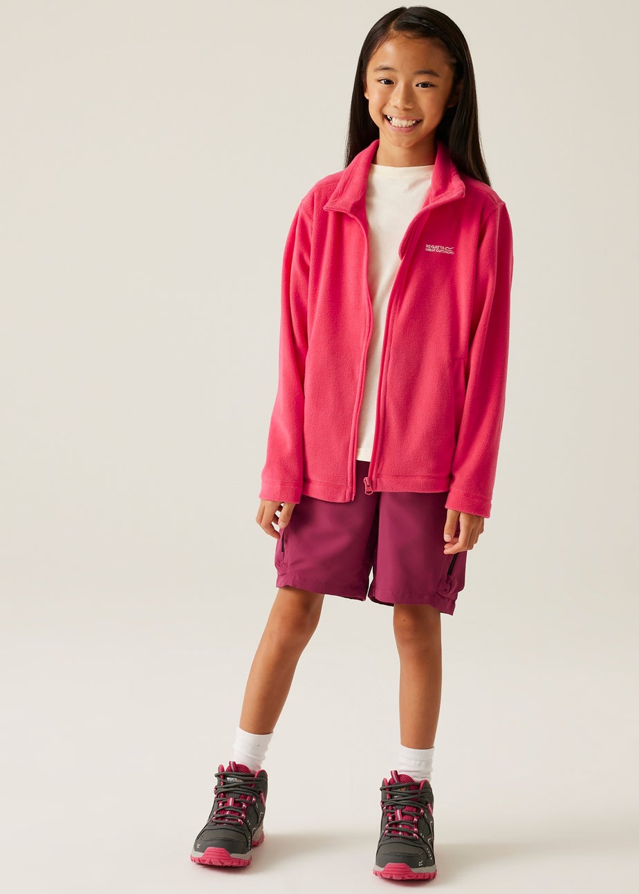 Regatta Pop Pink Kids King II Anti-Pill Symmetry Fleece (3- 16 Yrs)