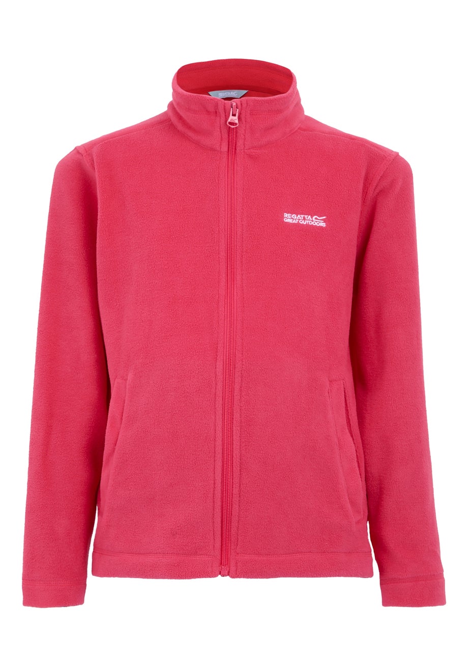 Regatta Pop Pink Kids King II Anti-Pill Symmetry Fleece (3- 16 Yrs)
