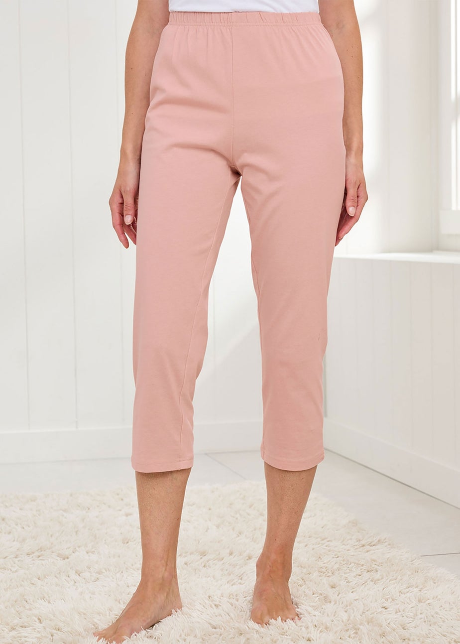 Cotton Traders Light Sage 2 Pack Cropped PJ Bottoms