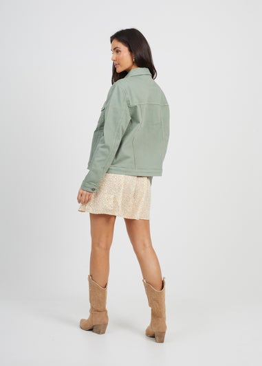 Brave Soul Khaki Denim Jacket