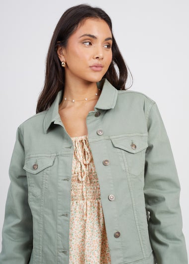 Brave Soul Khaki Denim Jacket
