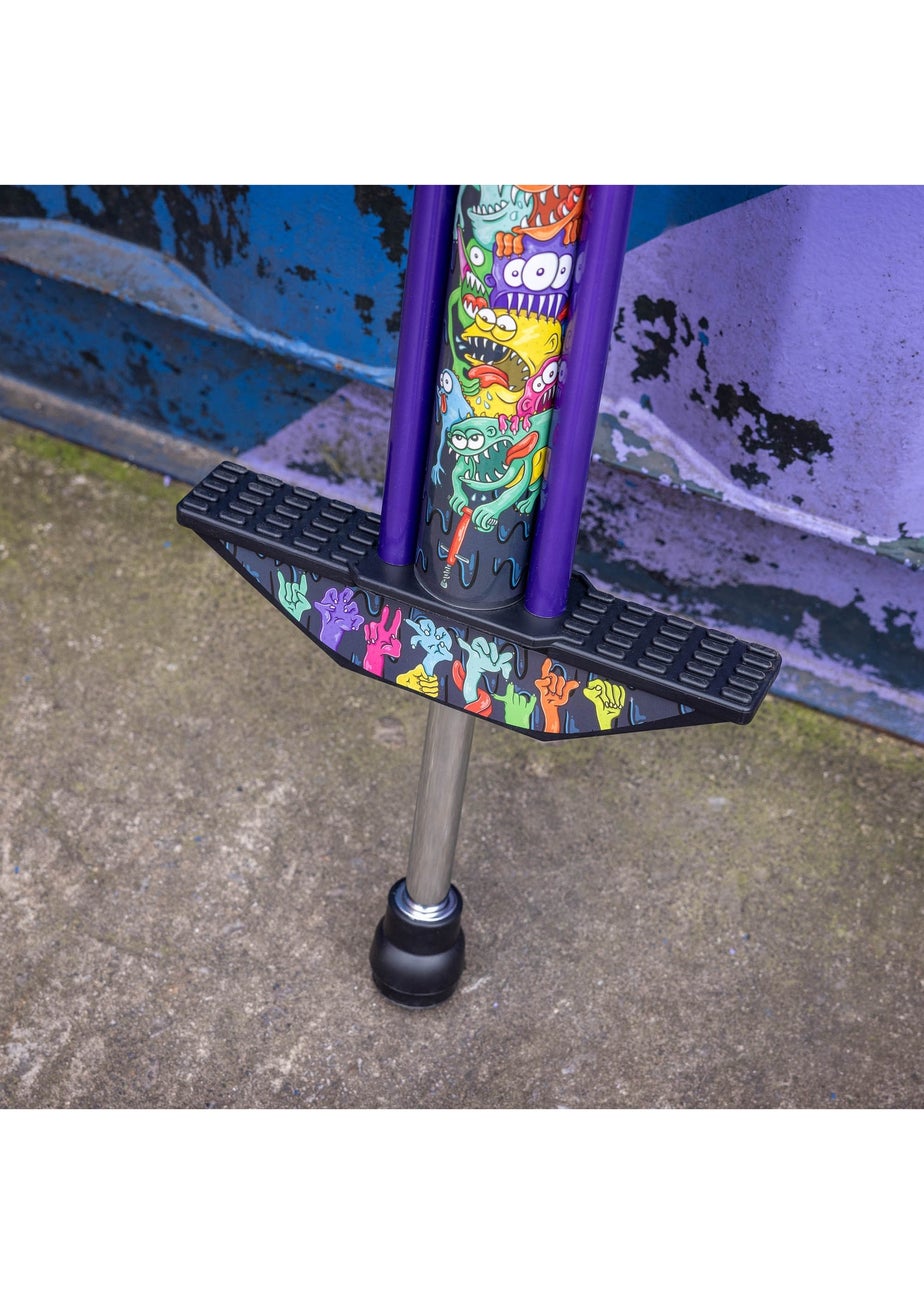 Toyrific Black Crush'N Crittaz Pogo Stick