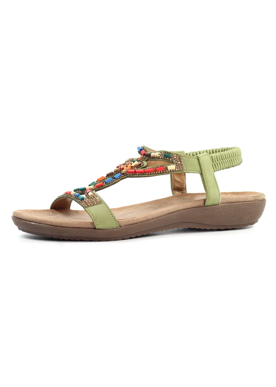 Lunar Khaki Mariella Sandal