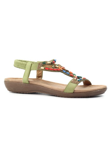 Lunar Khaki Mariella Sandal