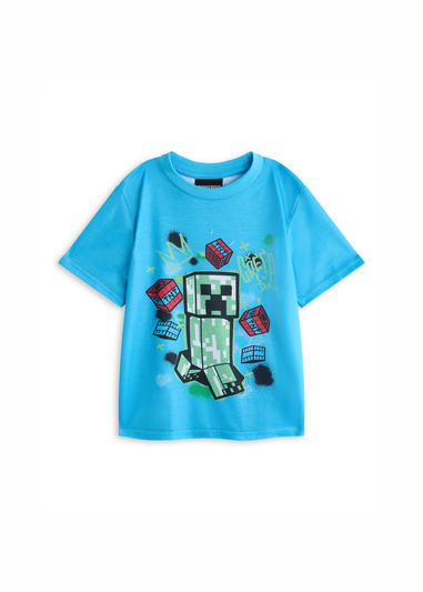 Vanilla Underground Minecraft Kids Multicoloured Creeper Pack of 2 Pyjama Set (5-14 Years)