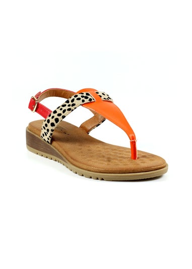 Lunar Orange Gina Sandal
