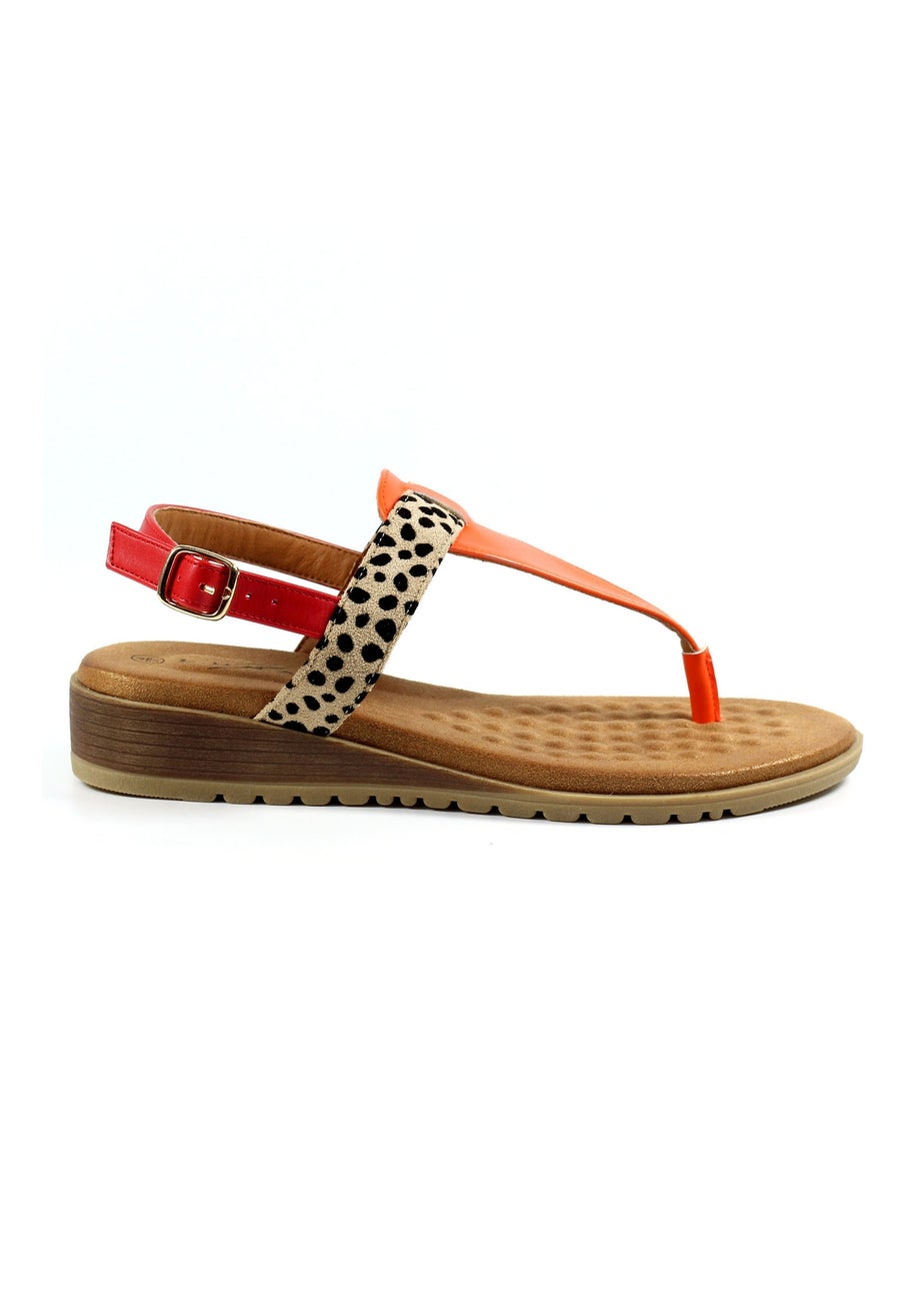 Lunar Orange Gina Sandal