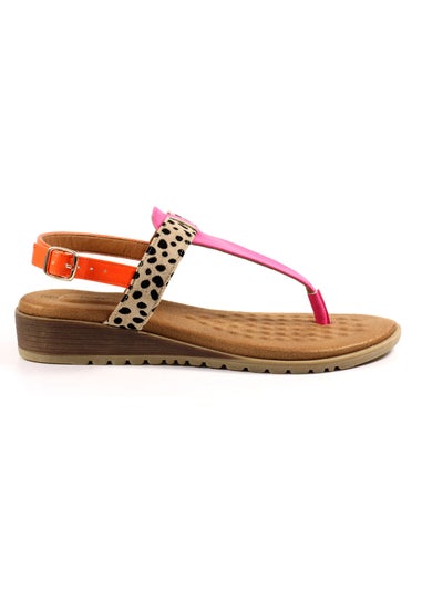 Lunar Fuschia Gina Sandal