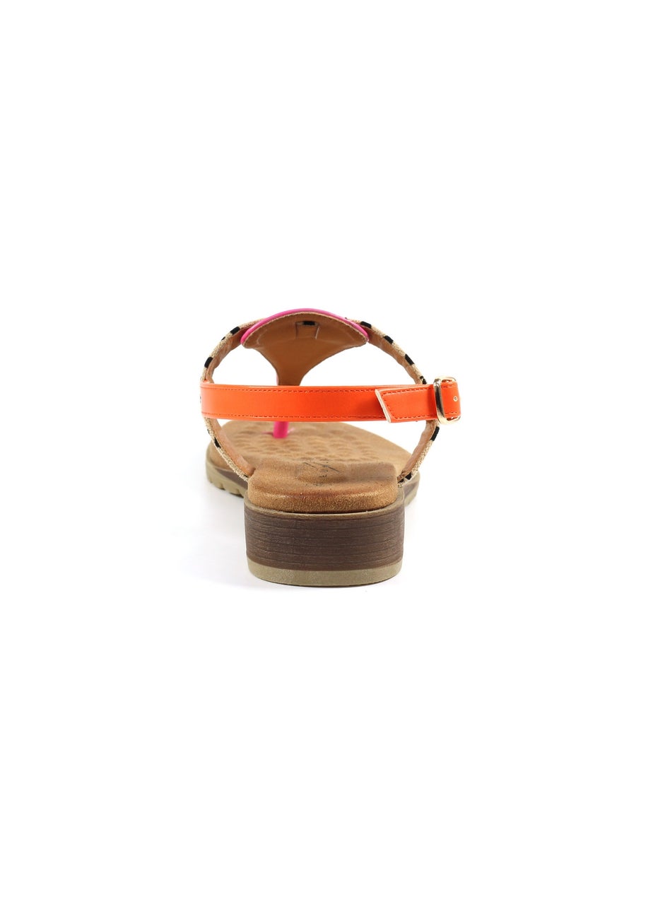 Lunar Fuschia Gina Sandal