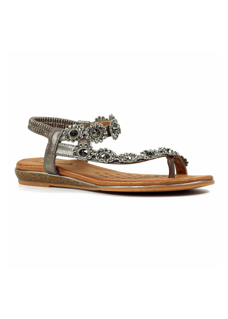 Lunar Pewter Charlotte II Sandal