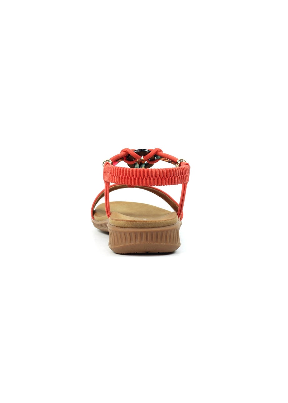 Lunar Orange Brava Sandal
