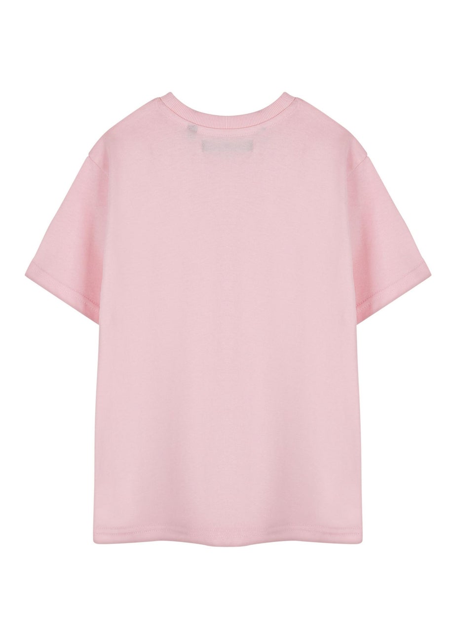 Minecraft Pixel Hearts Kids Pink T-Shirt (3-14 Years)